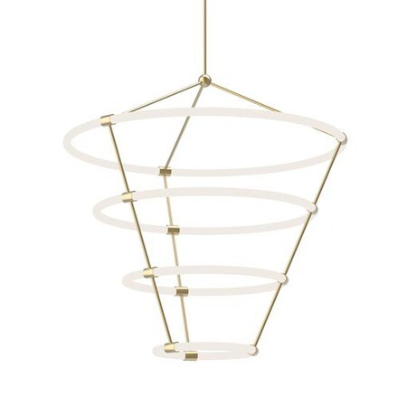 Kuzco Lighting Santino Natural Brass Chandeliers CH99433-NB